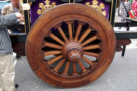 剣鉾の車輪