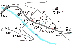 上梨集落 地図