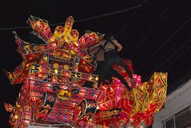 2007年 辰巳町と上町のケンカ行燈